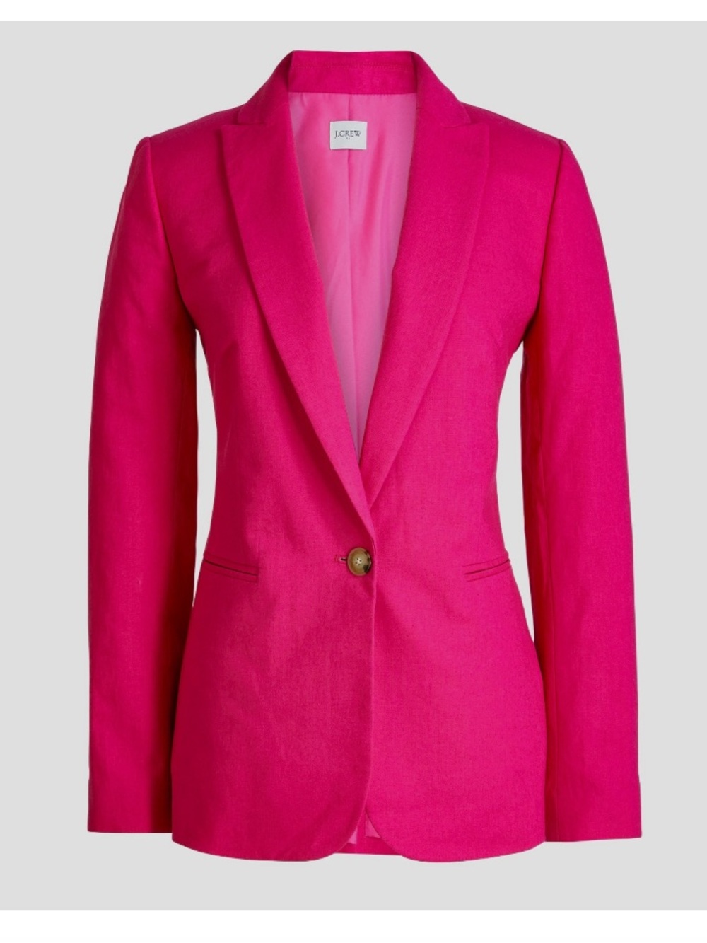 JCrew Factory Linen-blend Holland blazer